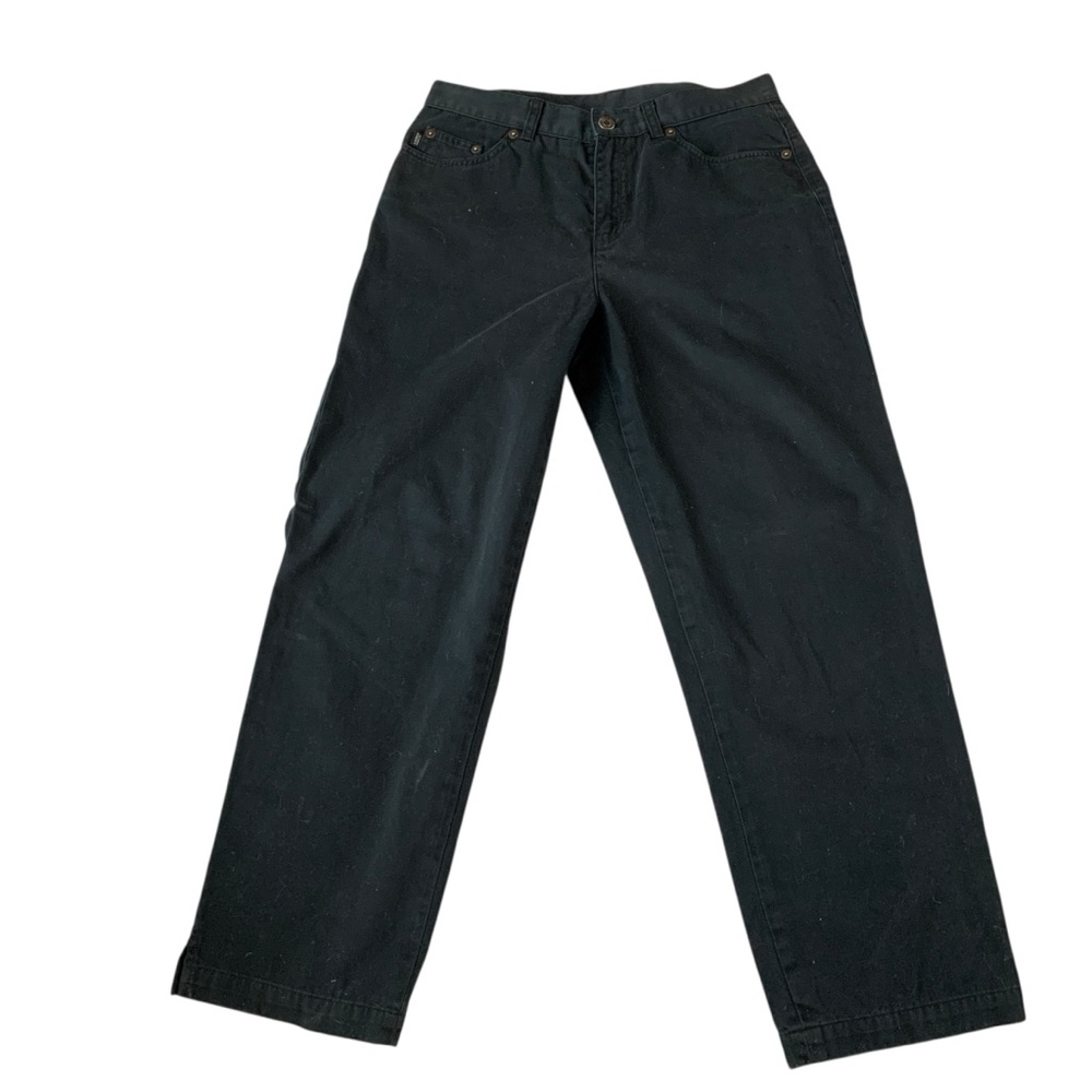 Lauren Ralph Lauren Black Cropped Jeans Size 8